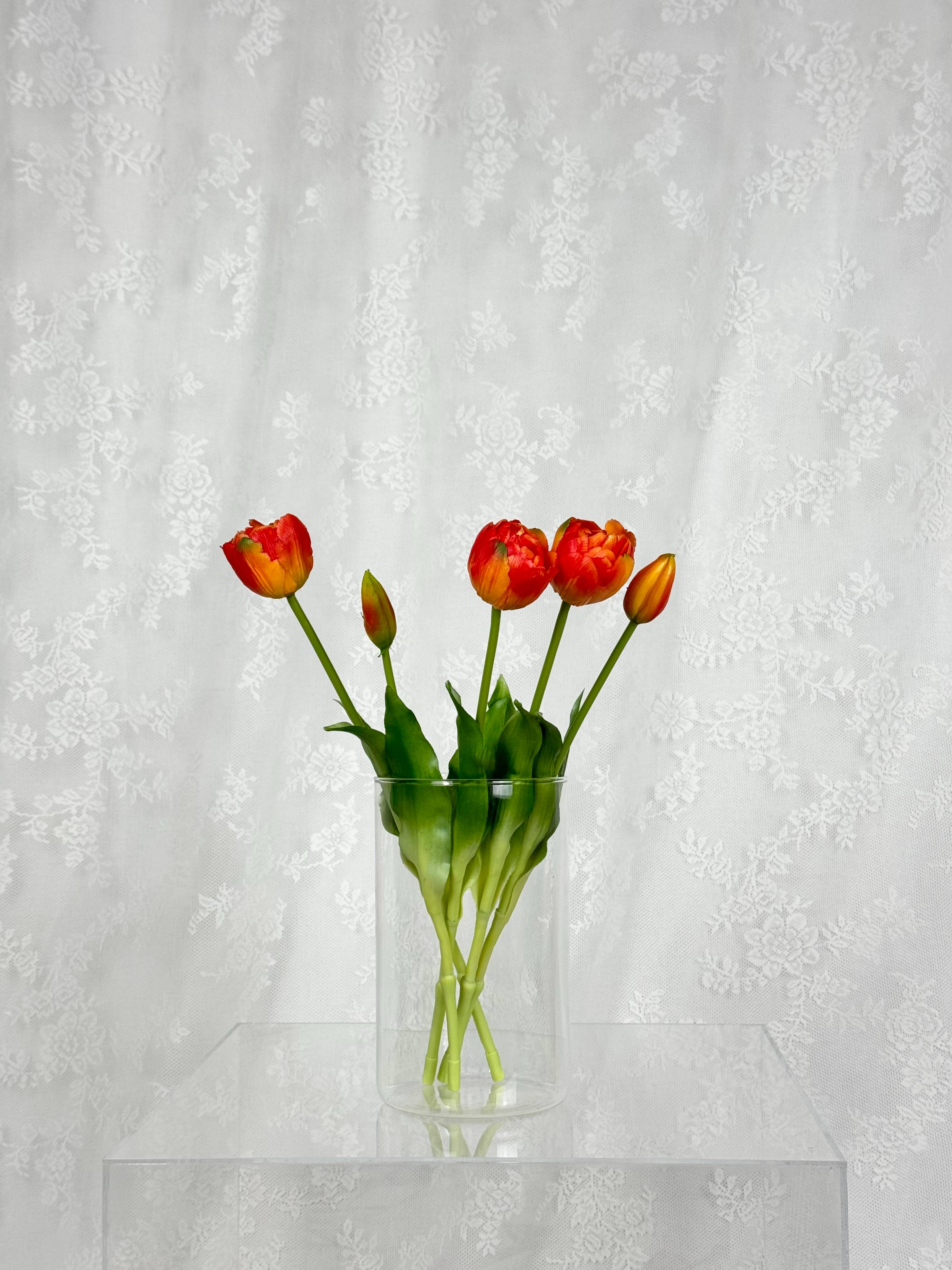 Dobbelthovedet tulipaner - orange