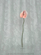 Artificial large Anthurium plant by Fleuristic with vibrant red flowers and glossy green leaves.