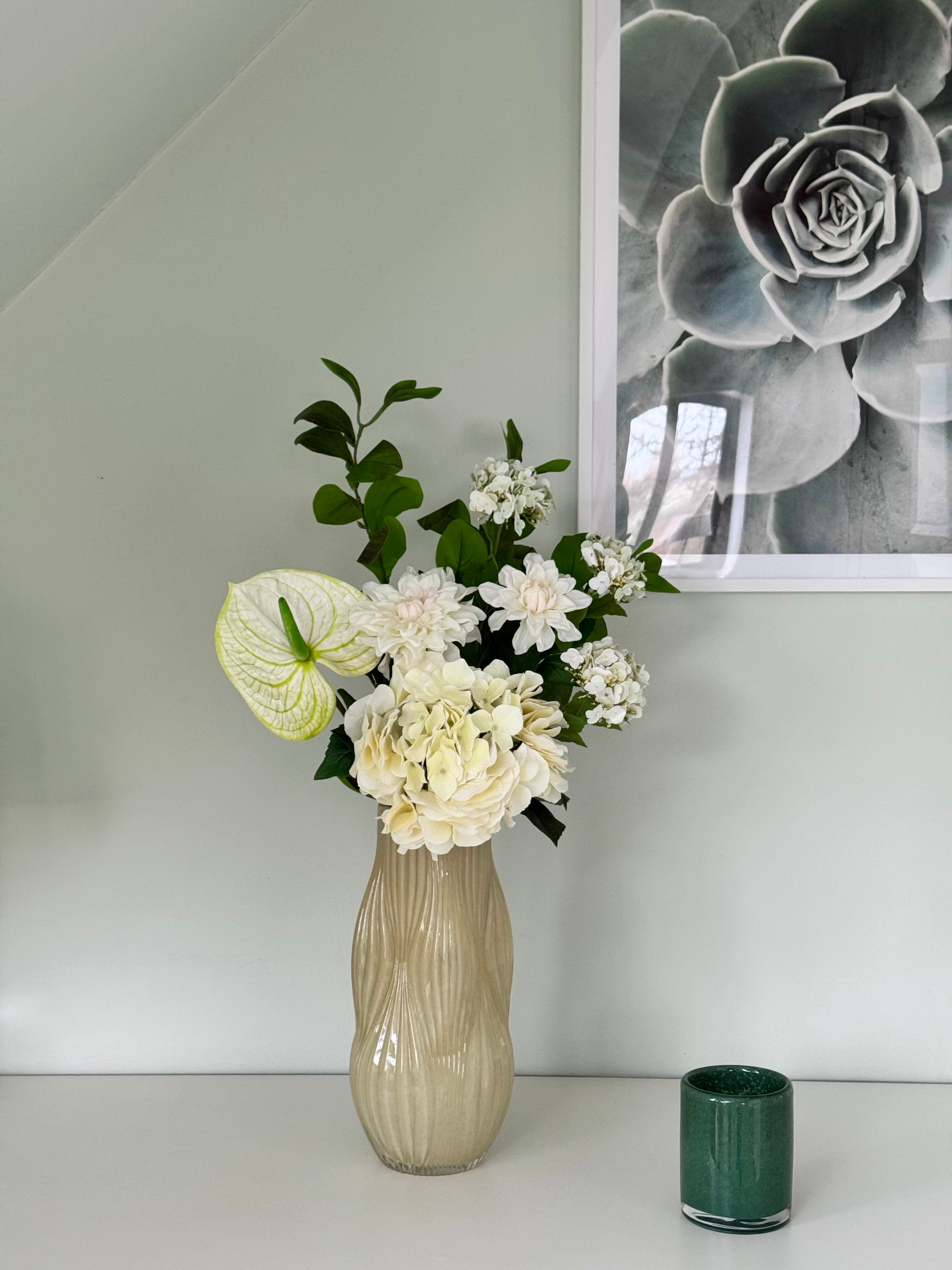 Kunstig Milky White - Fleuristic