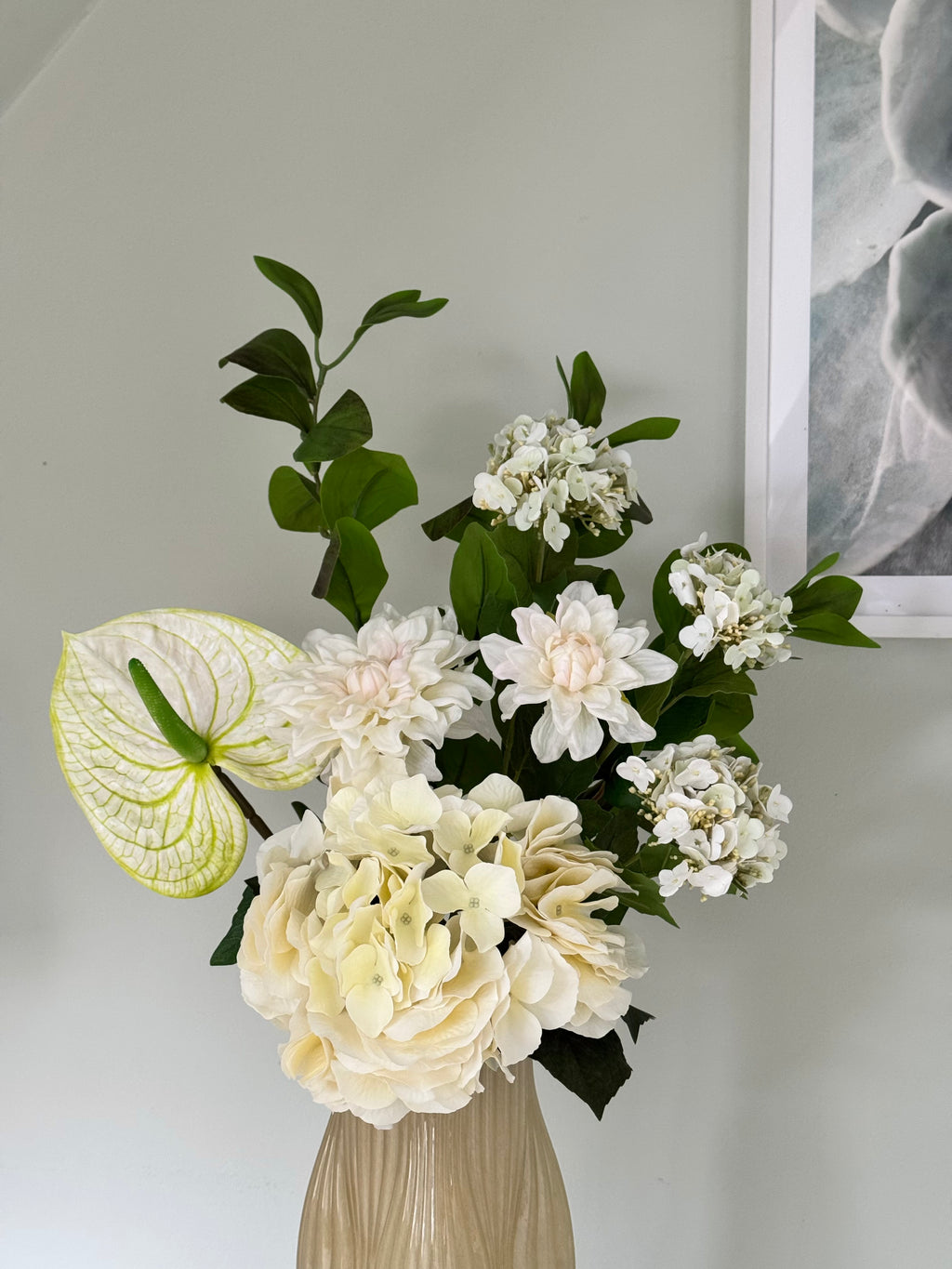 Kunstig Milky White - Fleuristic