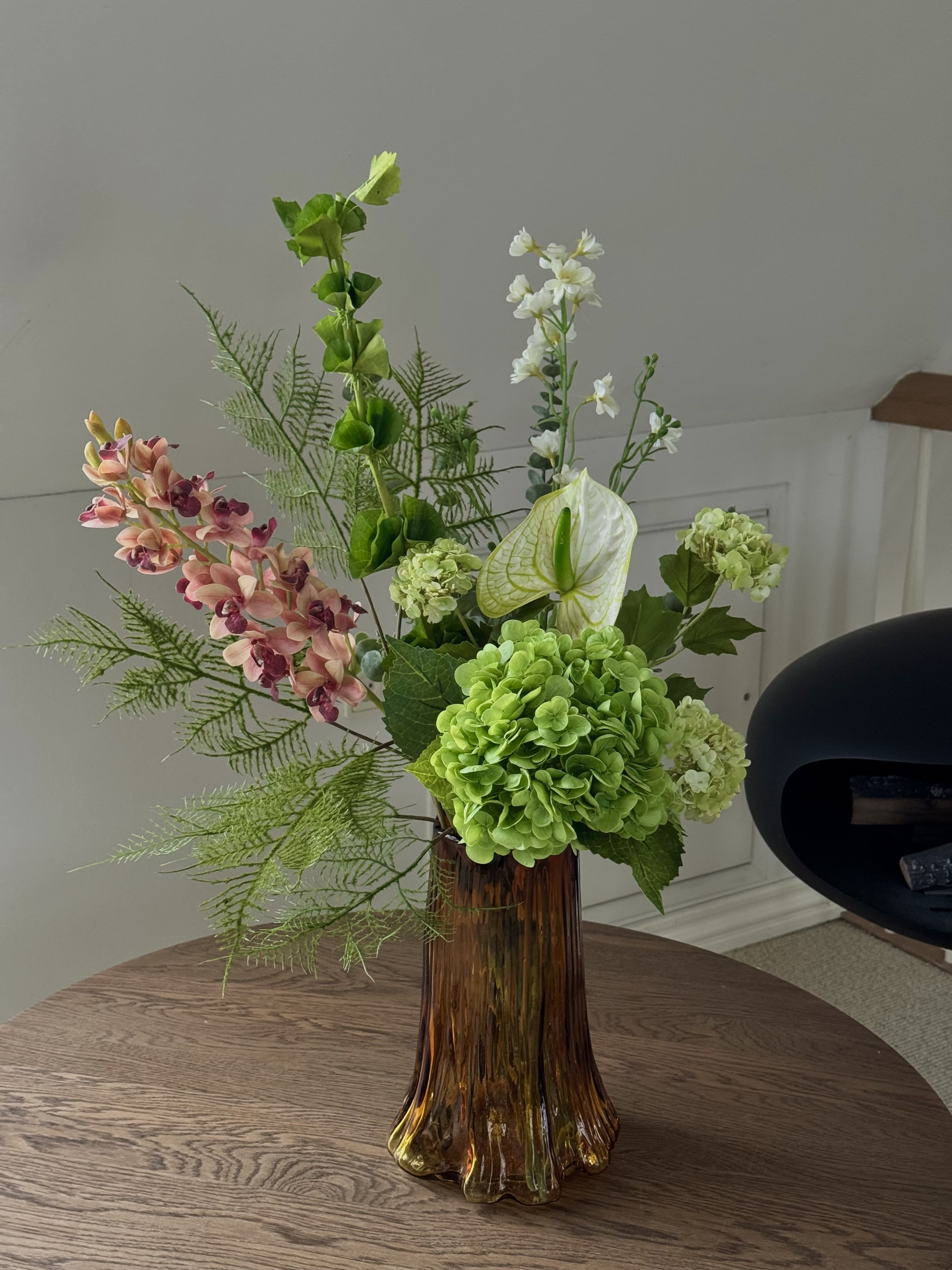 Kunstig buket - Champagne Blush