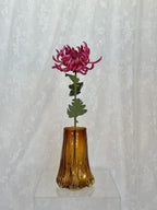 Large pink artificial chrysanthemum flower by Fleuristic, showcasing realistic silk petals and vibrant color.