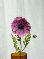 Kunstig stor valmue lilla