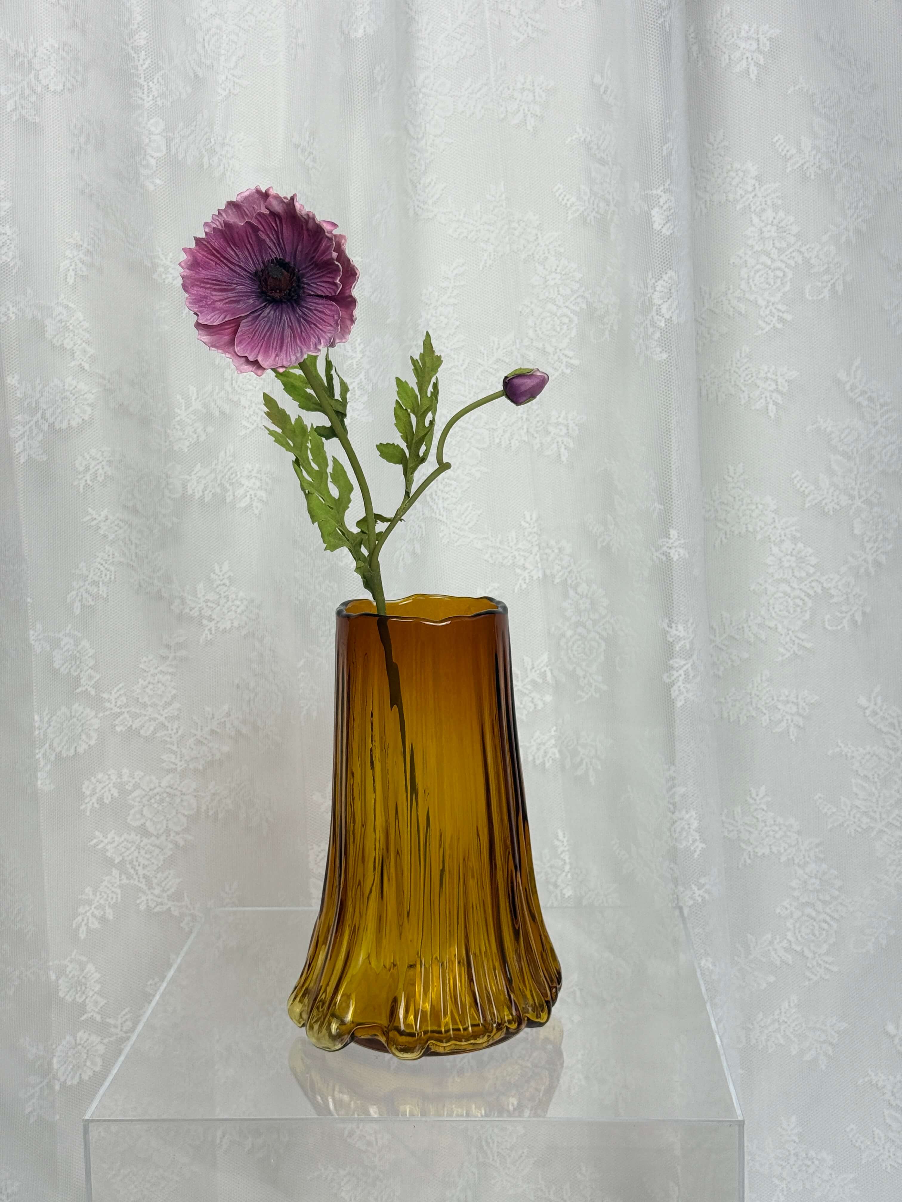 Kunstig stor valmue lilla farve