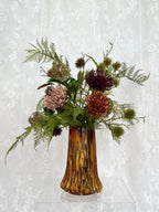 Fleuristic Earthy Feelings artificial flower bouquet with earthy-toned blooms and greenery, natural-looking decorative floral arrangement
