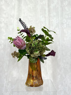 Artificial floral bouquet with rustic roses and greenery from Fleuristic's Rustic Romance collection, perfect for charming home decor.