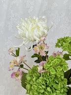 Fleuristic Summer Bliss artificial flower bouquet with vibrant blooms and lush greenery, perfect for summer home decor.